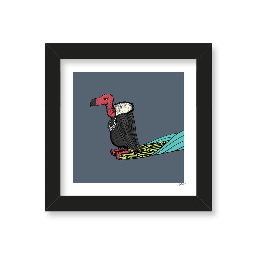 
                  
                    Surfing Vulture - Print/ Framed Print
                  
                