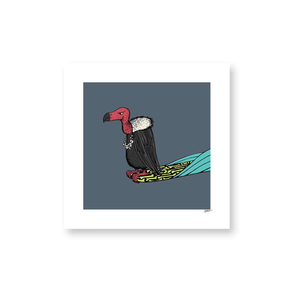 
                  
                    Surfing Vulture - Print/ Framed Print
                  
                