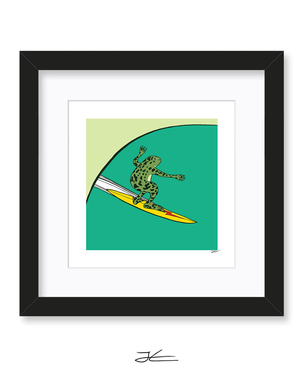 Surfing Xenopus - Print/ Framed Print