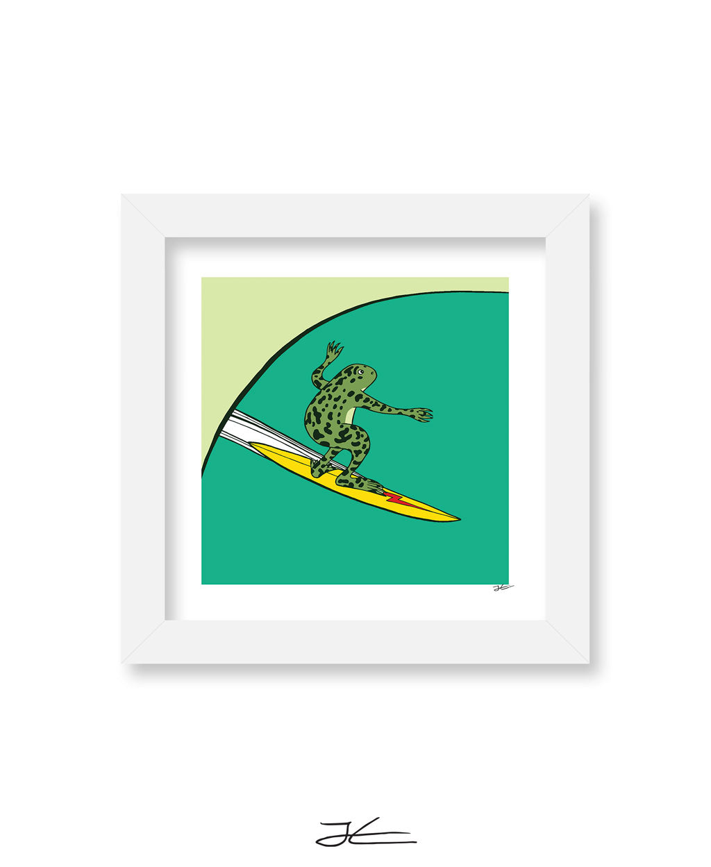 Surfing Xenopus - Print/ Framed Print