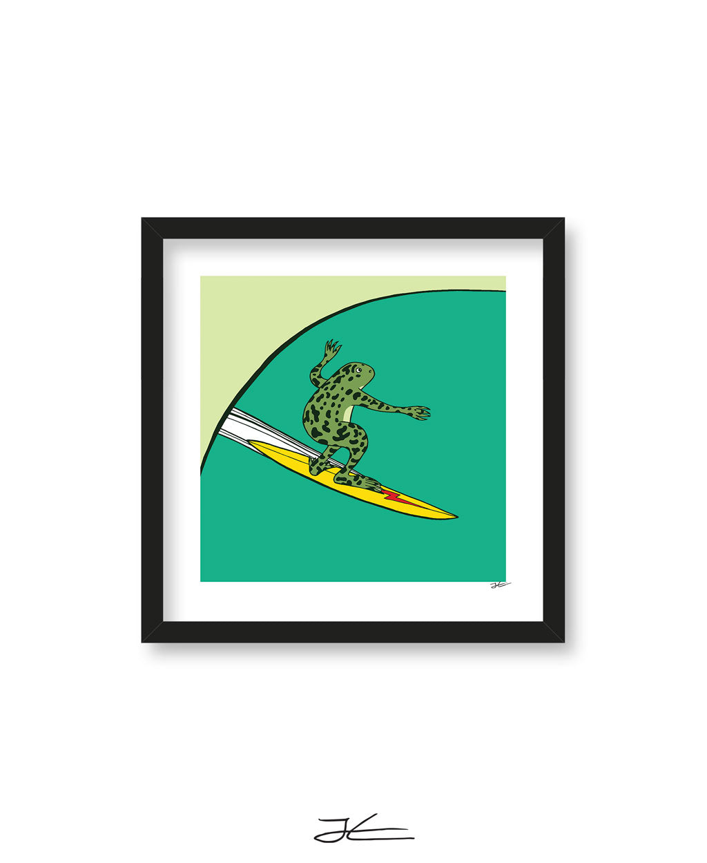 Surfing Xenopus - Print/ Framed Print
