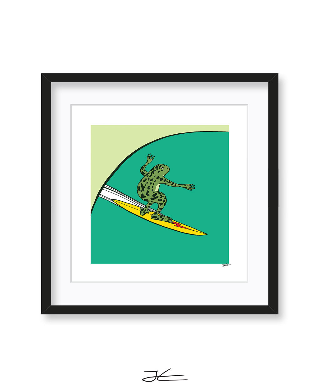 Surfing Xenopus - Print/ Framed Print