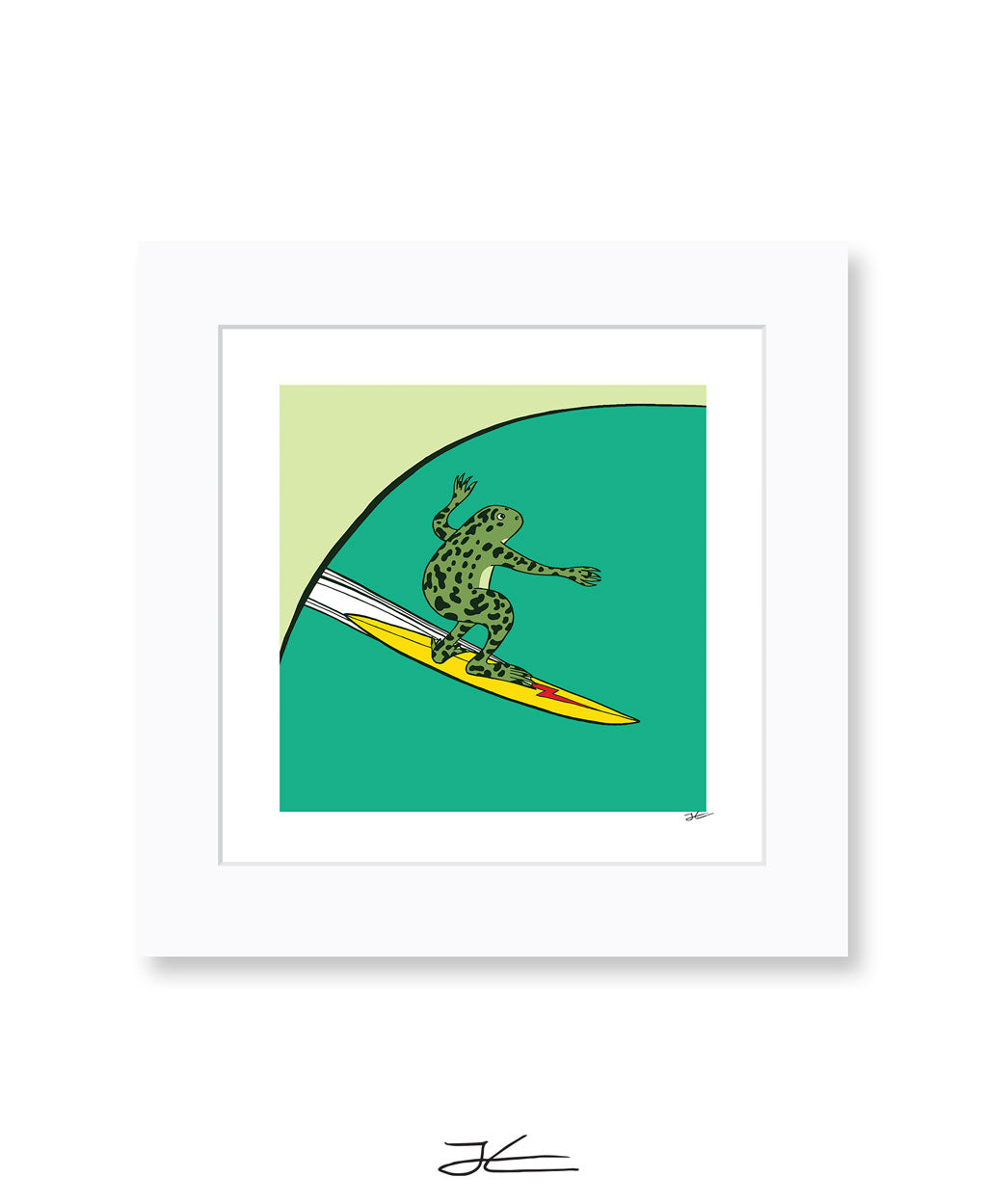Surfing Xenopus - Print/ Framed Print