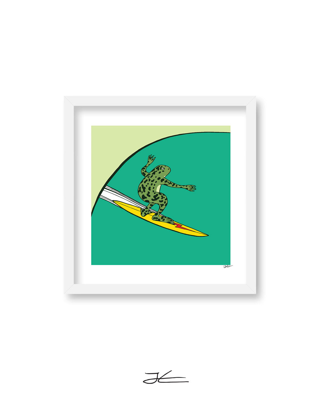 Surfing Xenopus - Print/ Framed Print