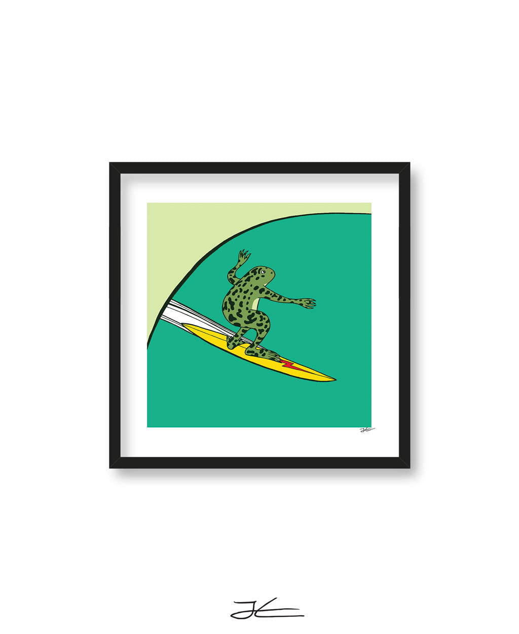 Surfing Xenopus - Print/ Framed Print