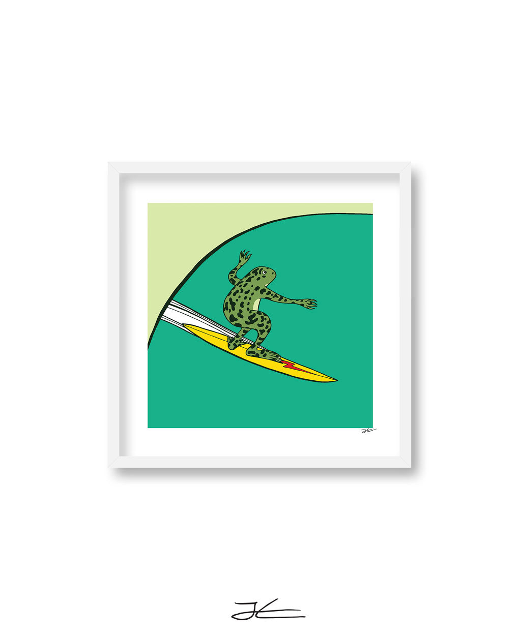 Surfing Xenopus - Print/ Framed Print