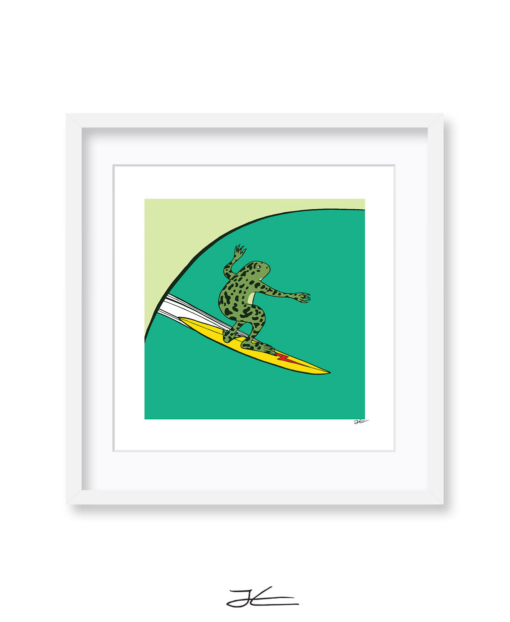 Surfing Xenopus - Print/ Framed Print