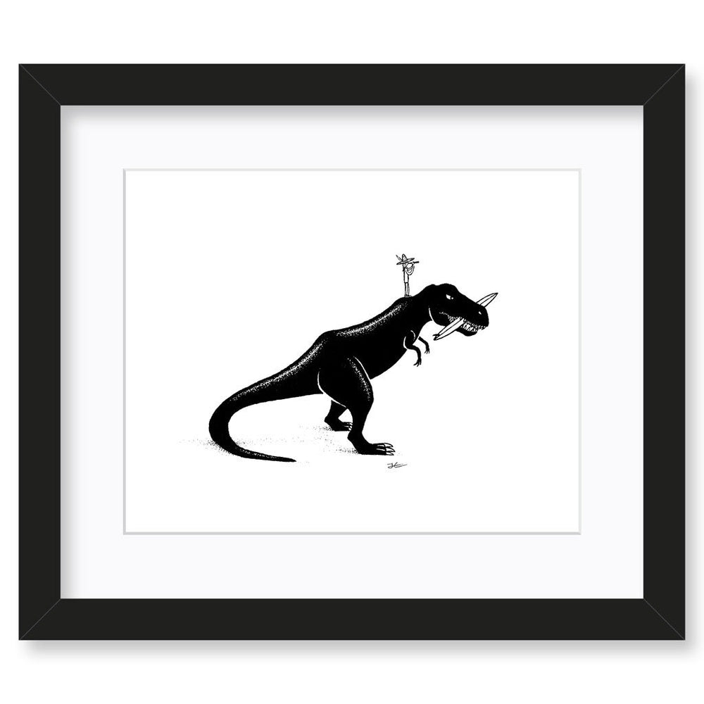 
                  
                    Inktober T-Rex - Print/ Framed Print
                  
                