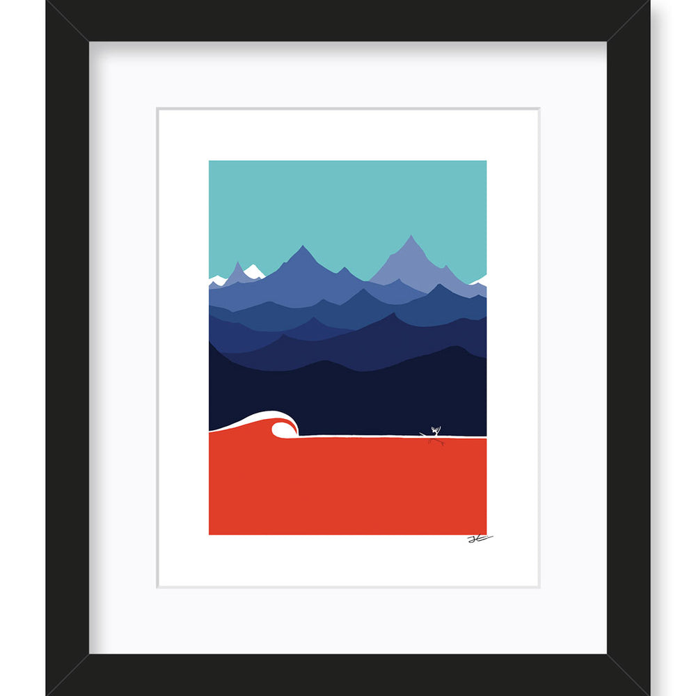 
                  
                    The Moose and The Wave - Print/ Framed Print
                  
                