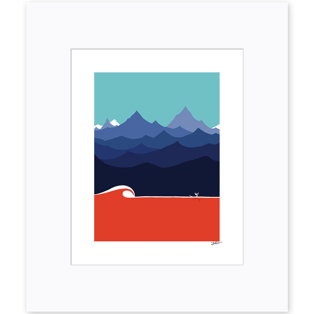
                  
                    The Moose and The Wave - Print/ Framed Print
                  
                