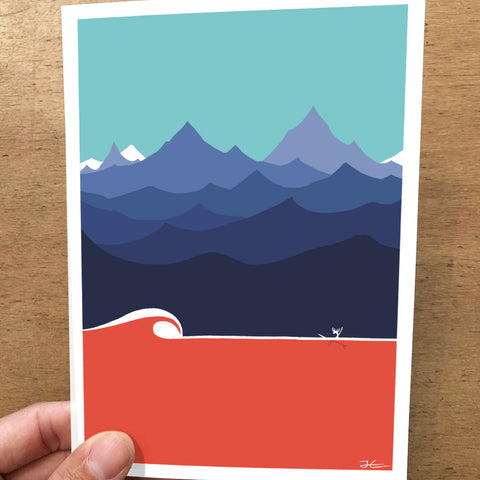 The Moose and the Wave Folded Card Pack