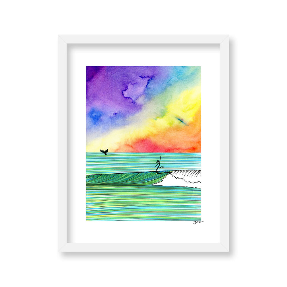 
                  
                    The Wolf and The Whale - Print/ Framed Print
                  
                