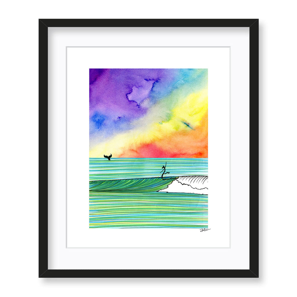 
                  
                    The Wolf and The Whale - Print/ Framed Print
                  
                