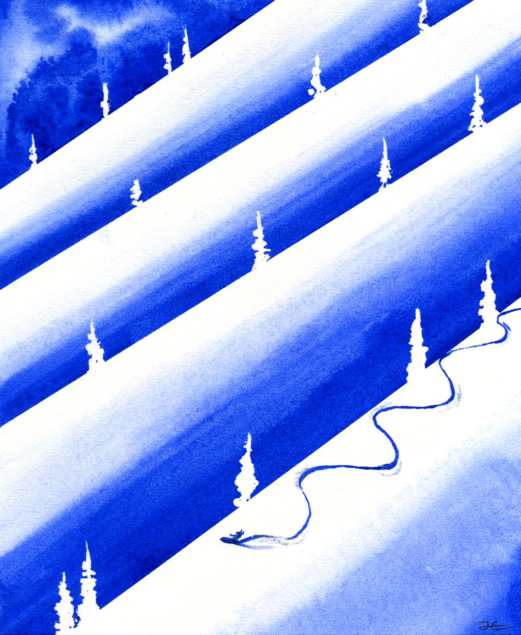 Thinking About Snow - Print/ Framed Print