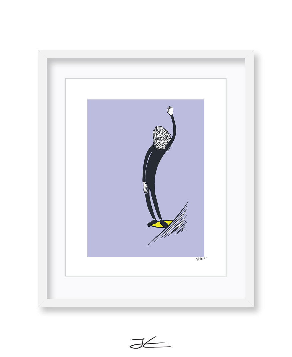 Toes On The Nose - Print/ Framed Print