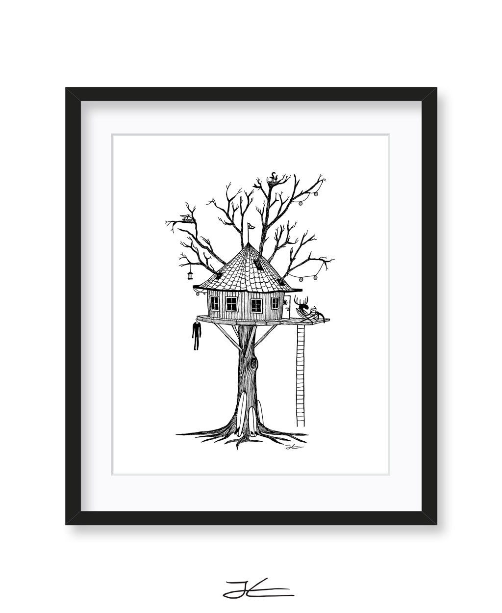 Treehouse Living - Print/ Framed Print – Jonas Claesson Shop