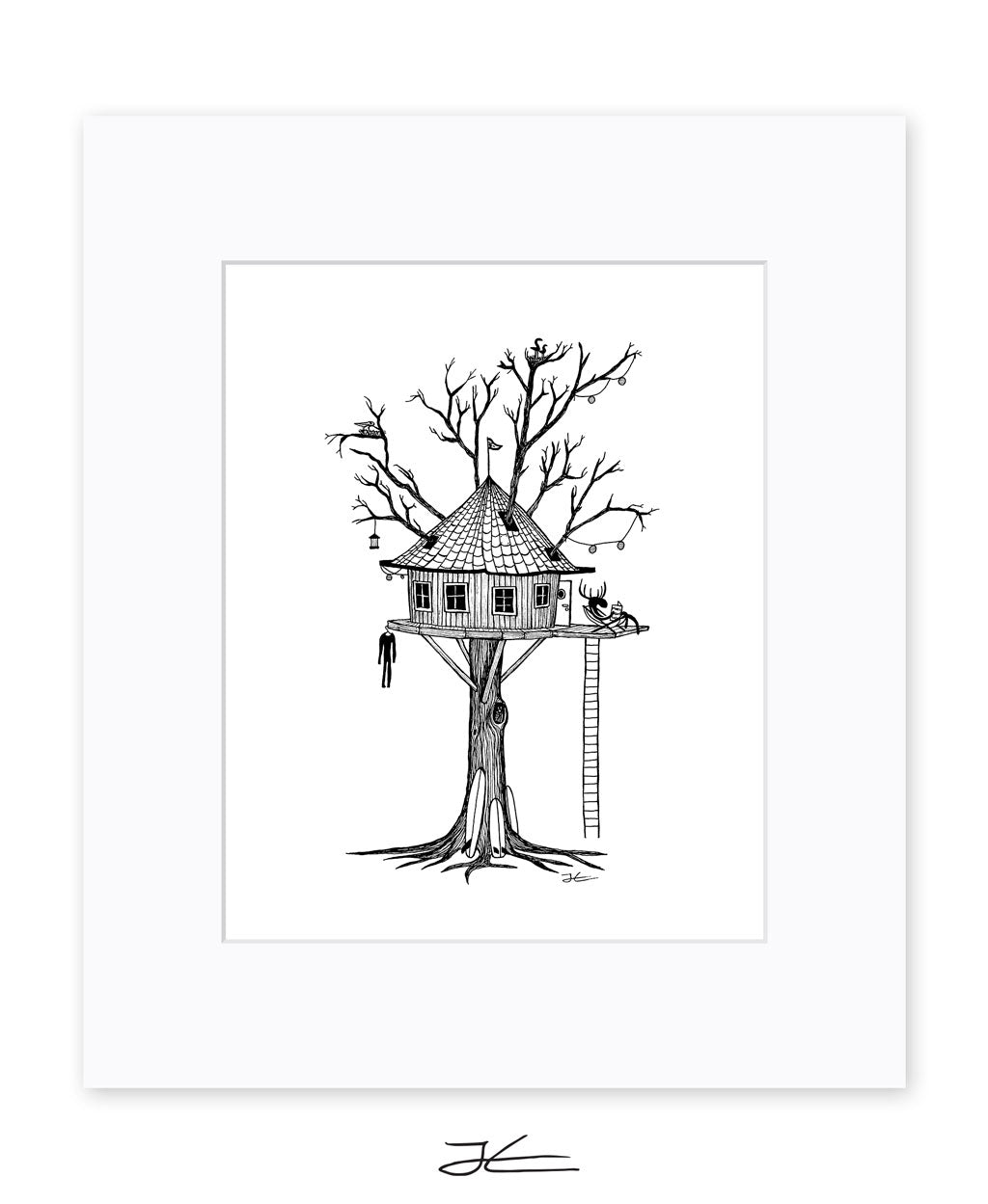 Treehouse Living - Print/ Framed Print – Jonas Claesson Shop