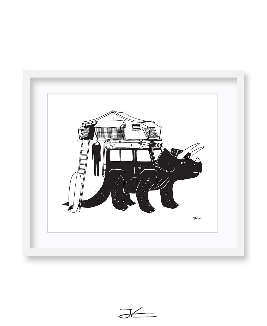 Trifendertops - Print/ Framed Print