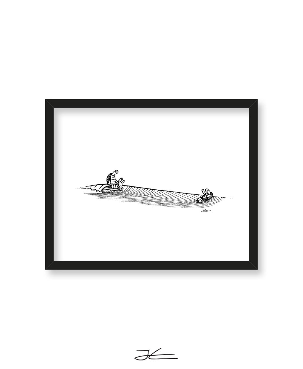 Turtle Family Fun - Print/ Framed Print