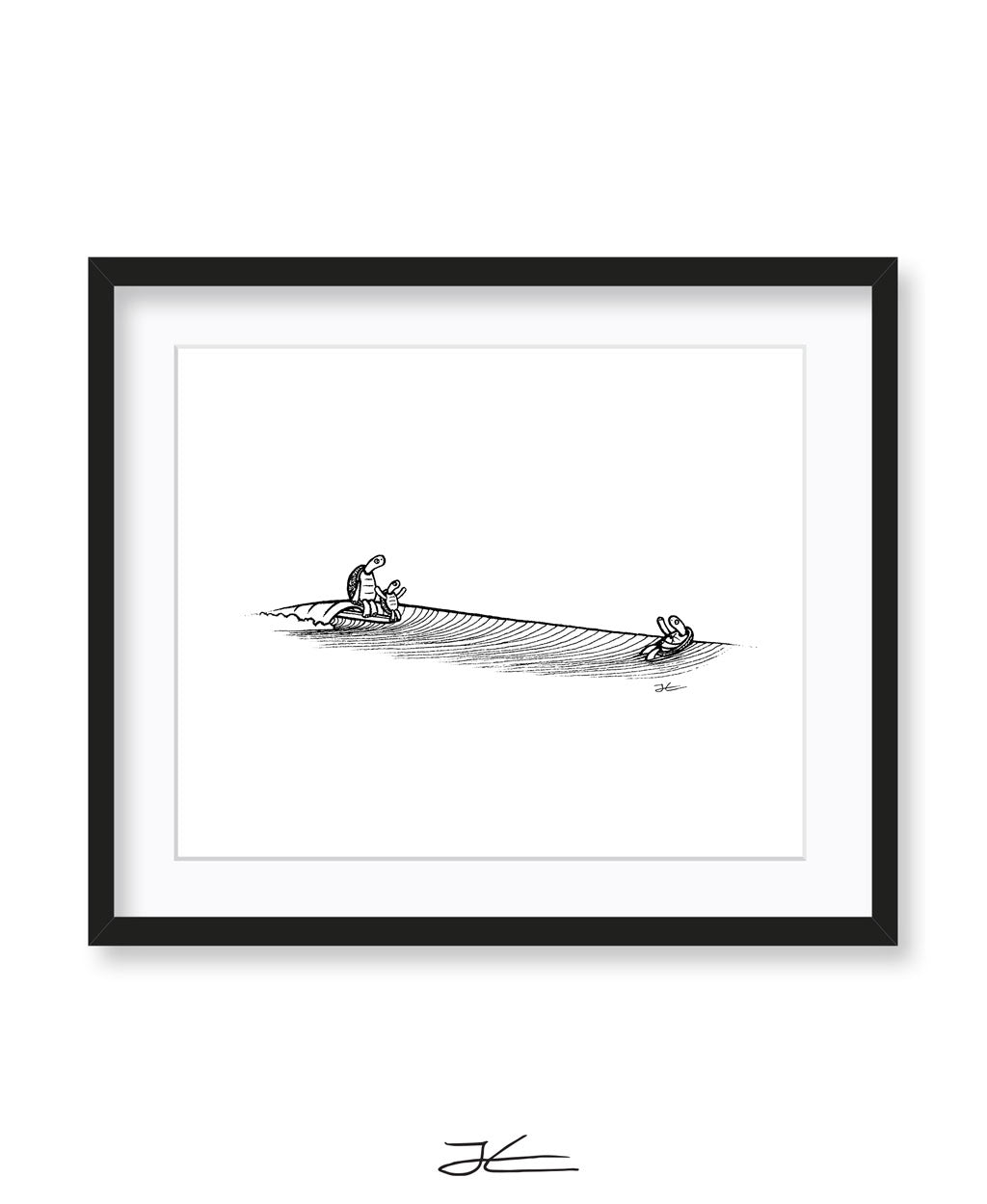 Turtle Family Fun - Print/ Framed Print