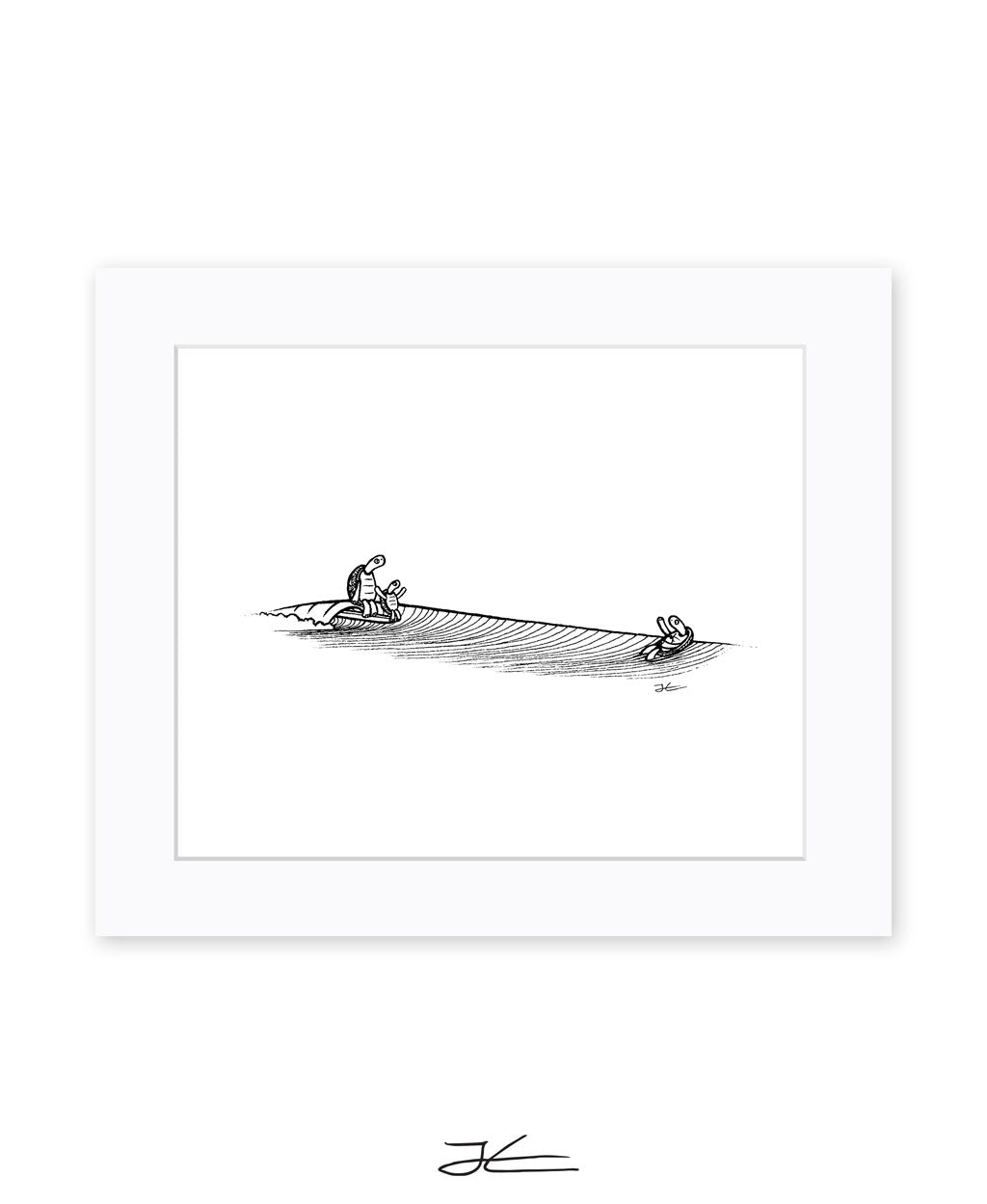 Turtle Family Fun - Print/ Framed Print