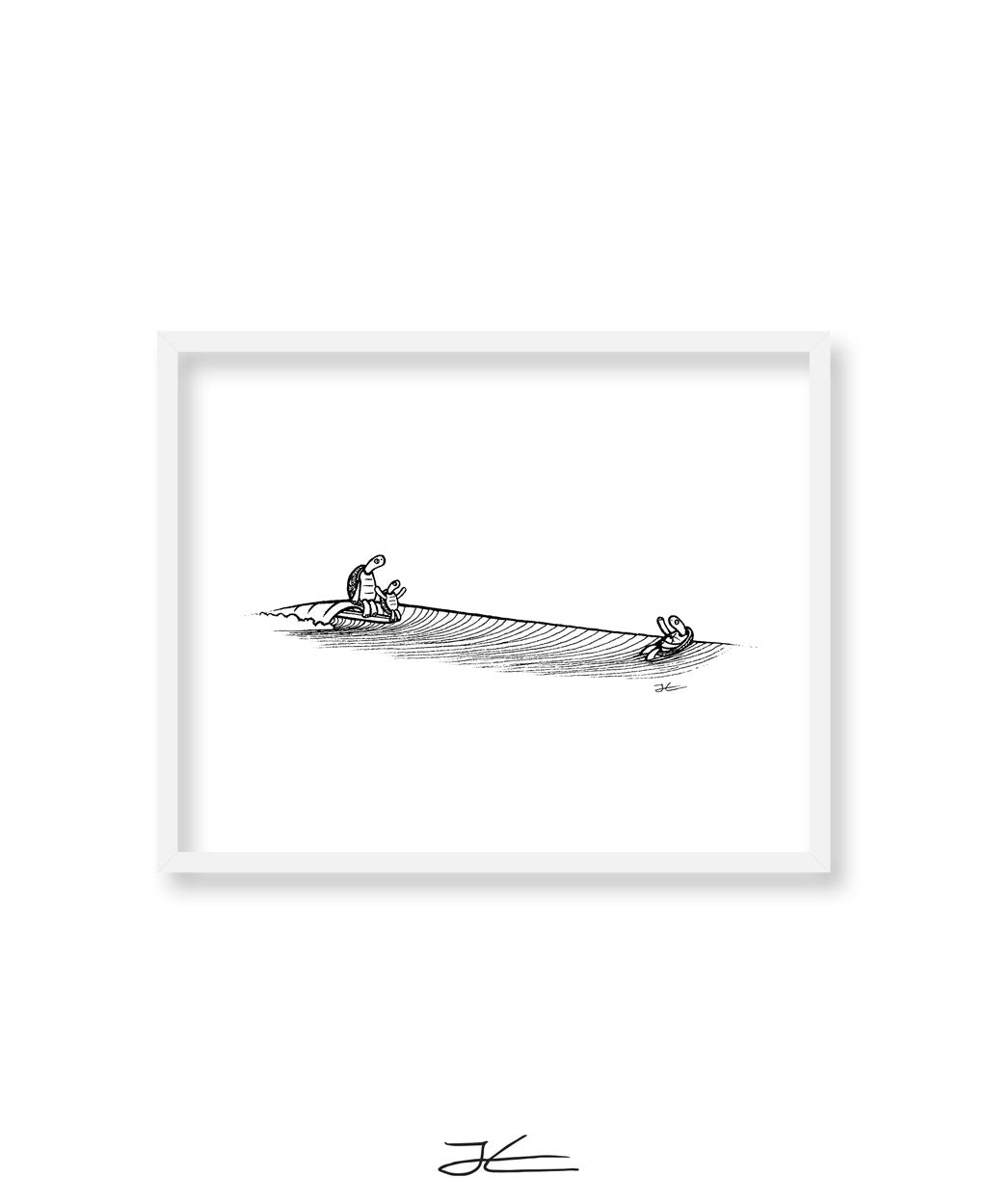 Turtle Family Fun - Print/ Framed Print