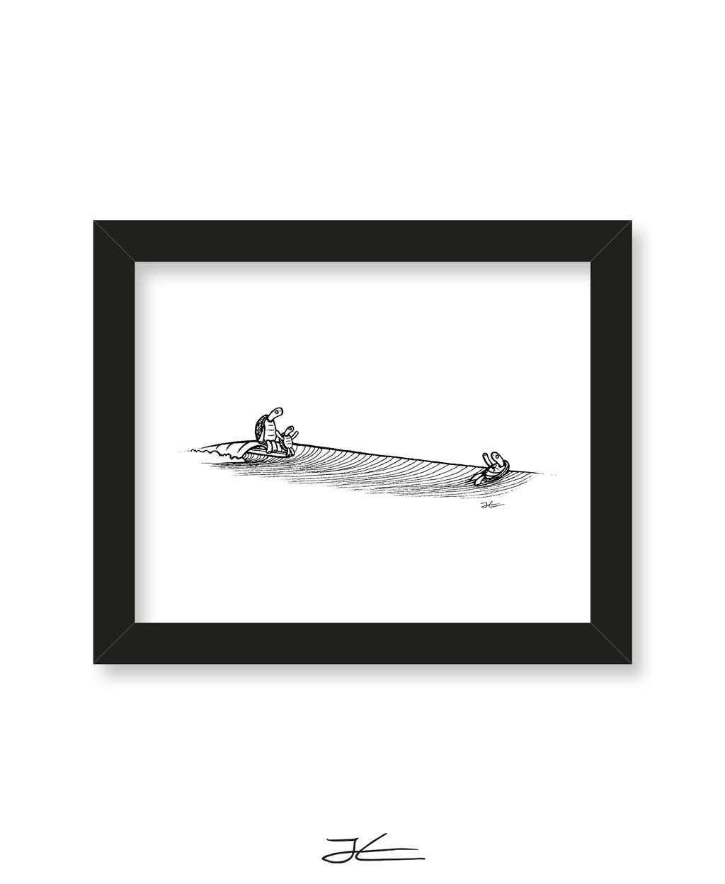 Turtle Family Fun - Print/ Framed Print