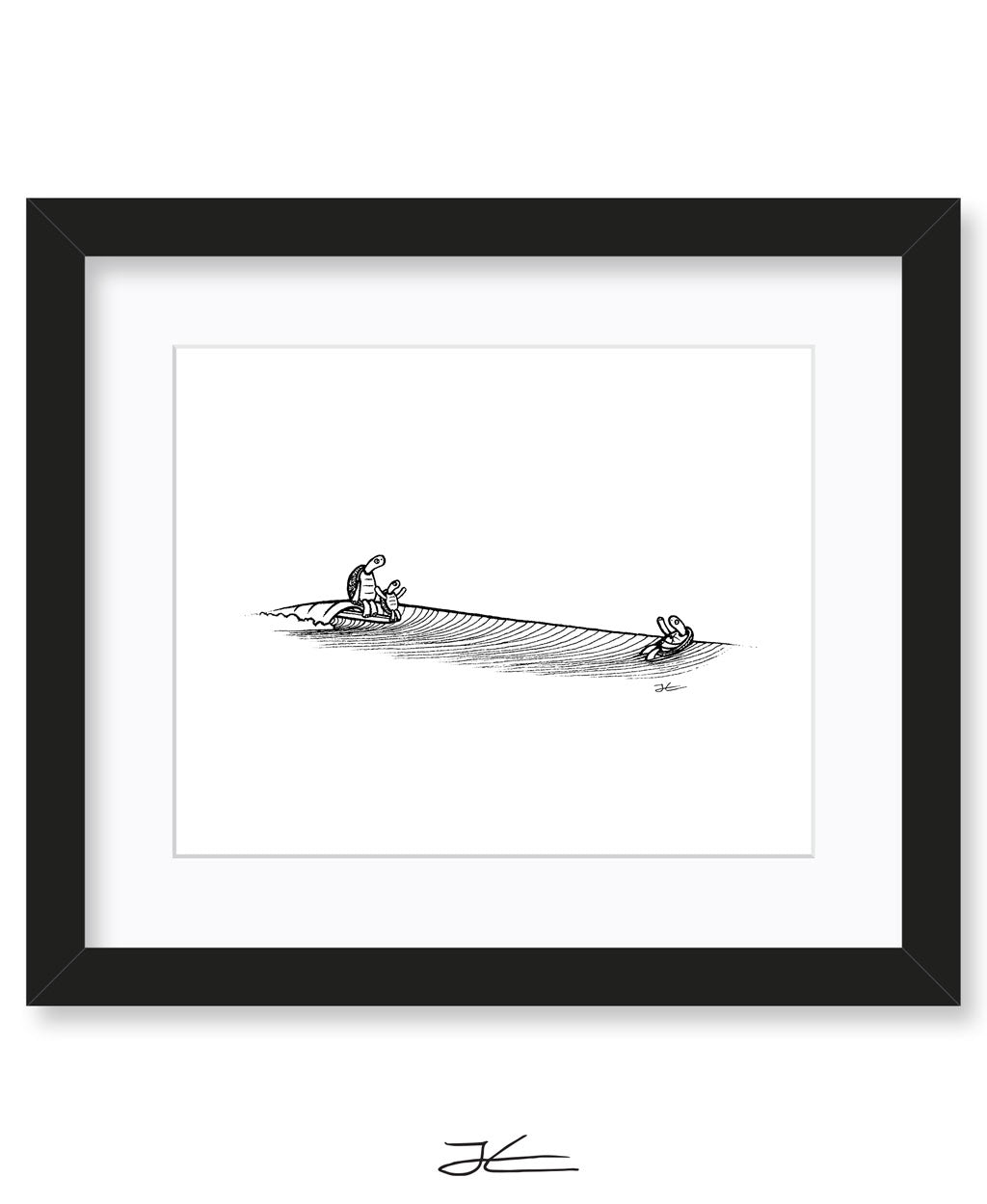 Turtle Family Fun - Print/ Framed Print