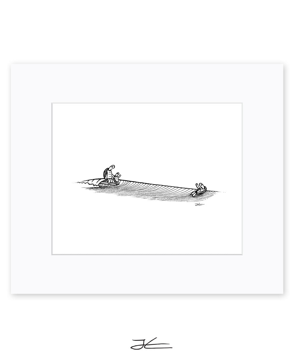 Turtle Family Fun - Print/ Framed Print