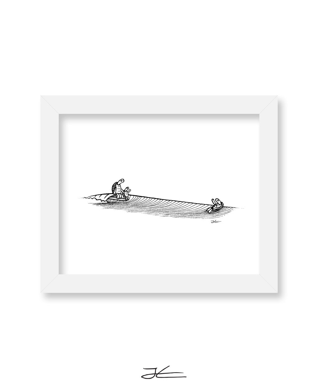 Turtle Family Fun - Print/ Framed Print