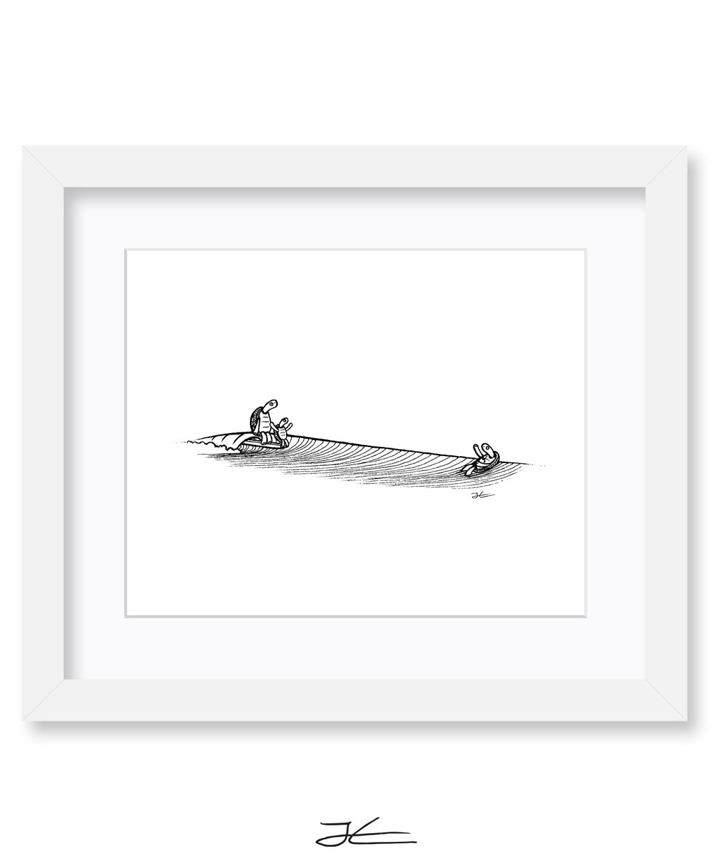 Turtle Family Fun - Print/ Framed Print