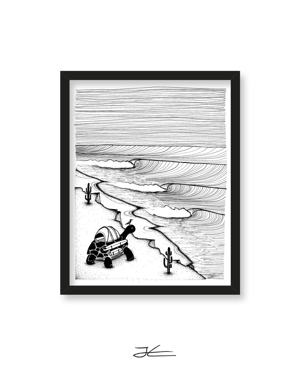 Turtle Tripping - Print/ Framed Print