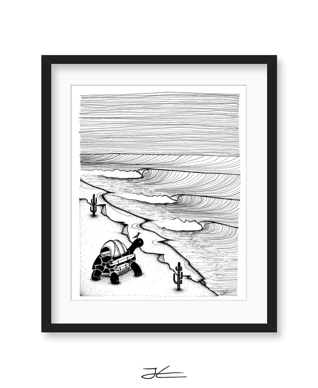 Turtle Tripping - Print/ Framed Print