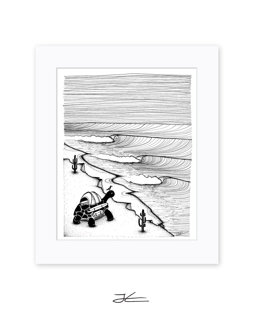 Turtle Tripping - Print/ Framed Print
