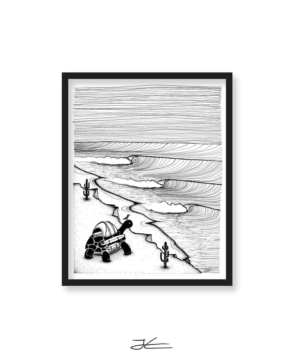 Turtle Tripping - Print/ Framed Print