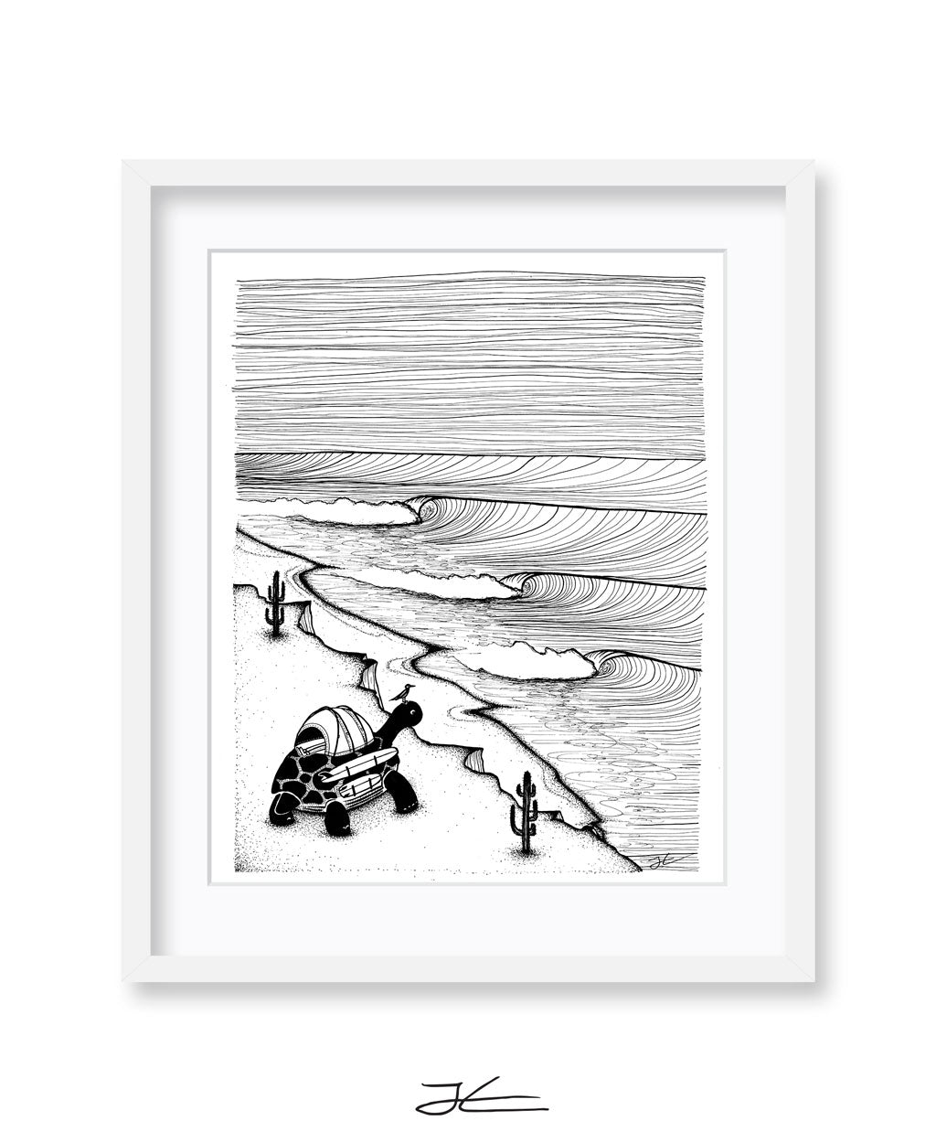 Turtle Tripping - Print/ Framed Print