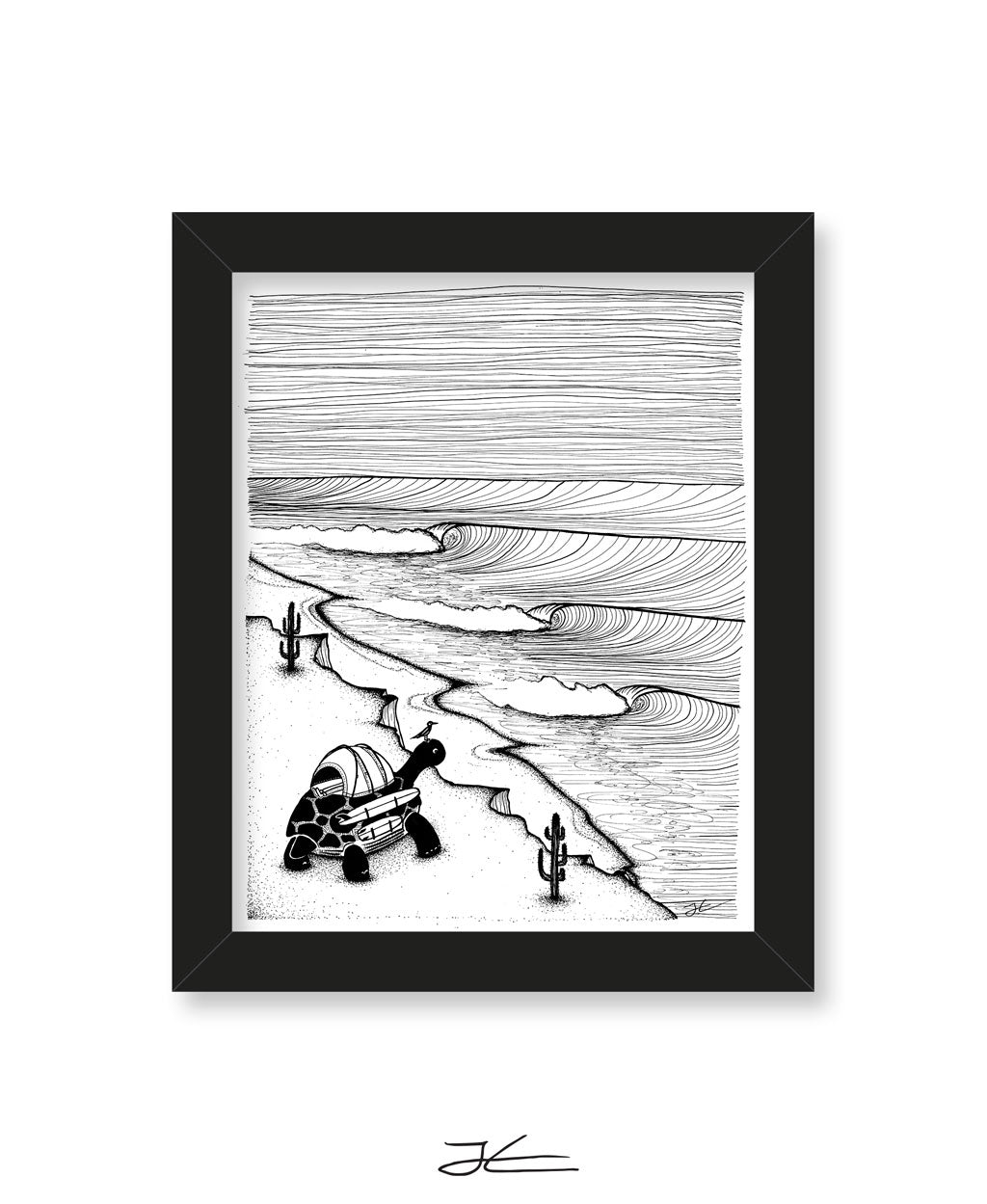 Turtle Tripping - Print/ Framed Print