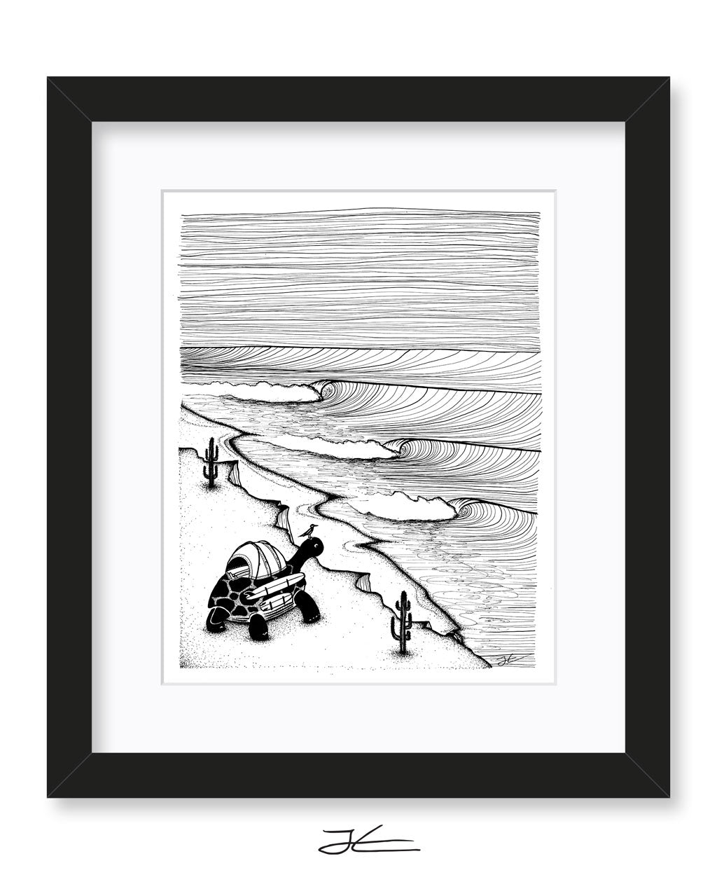 Turtle Tripping - Print/ Framed Print