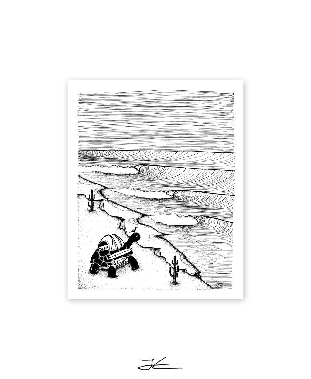 Turtle Tripping - Print/ Framed Print