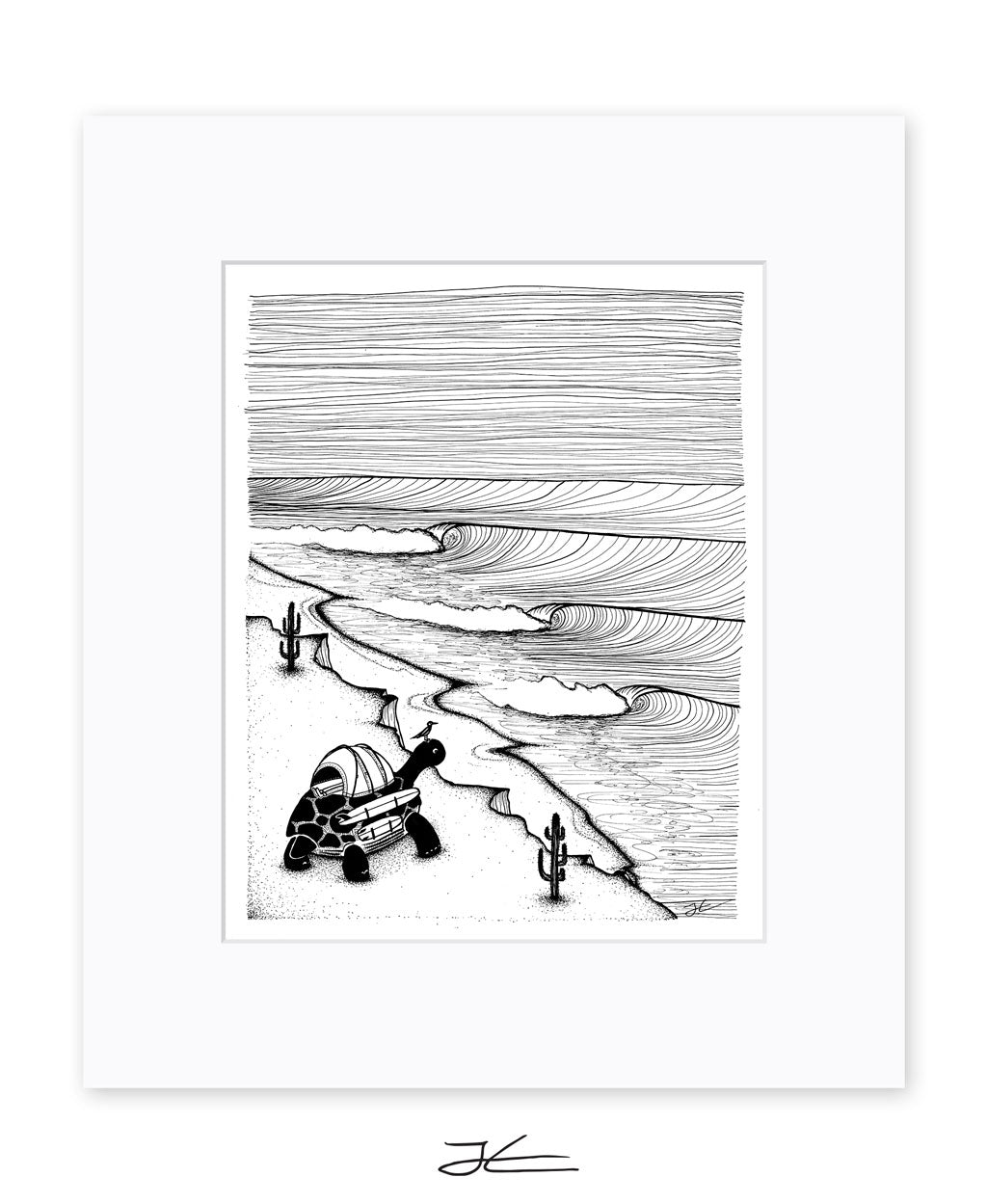 Turtle Tripping - Print/ Framed Print