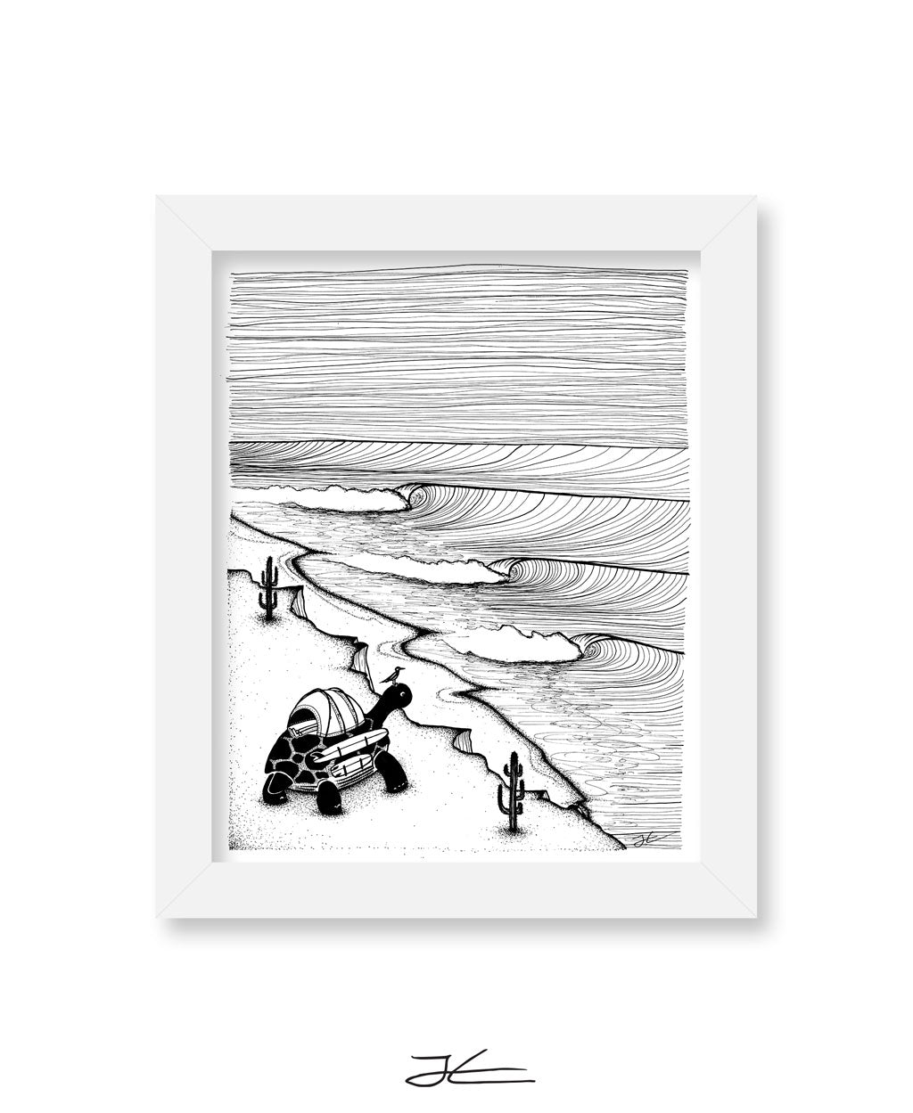 Turtle Tripping - Print/ Framed Print