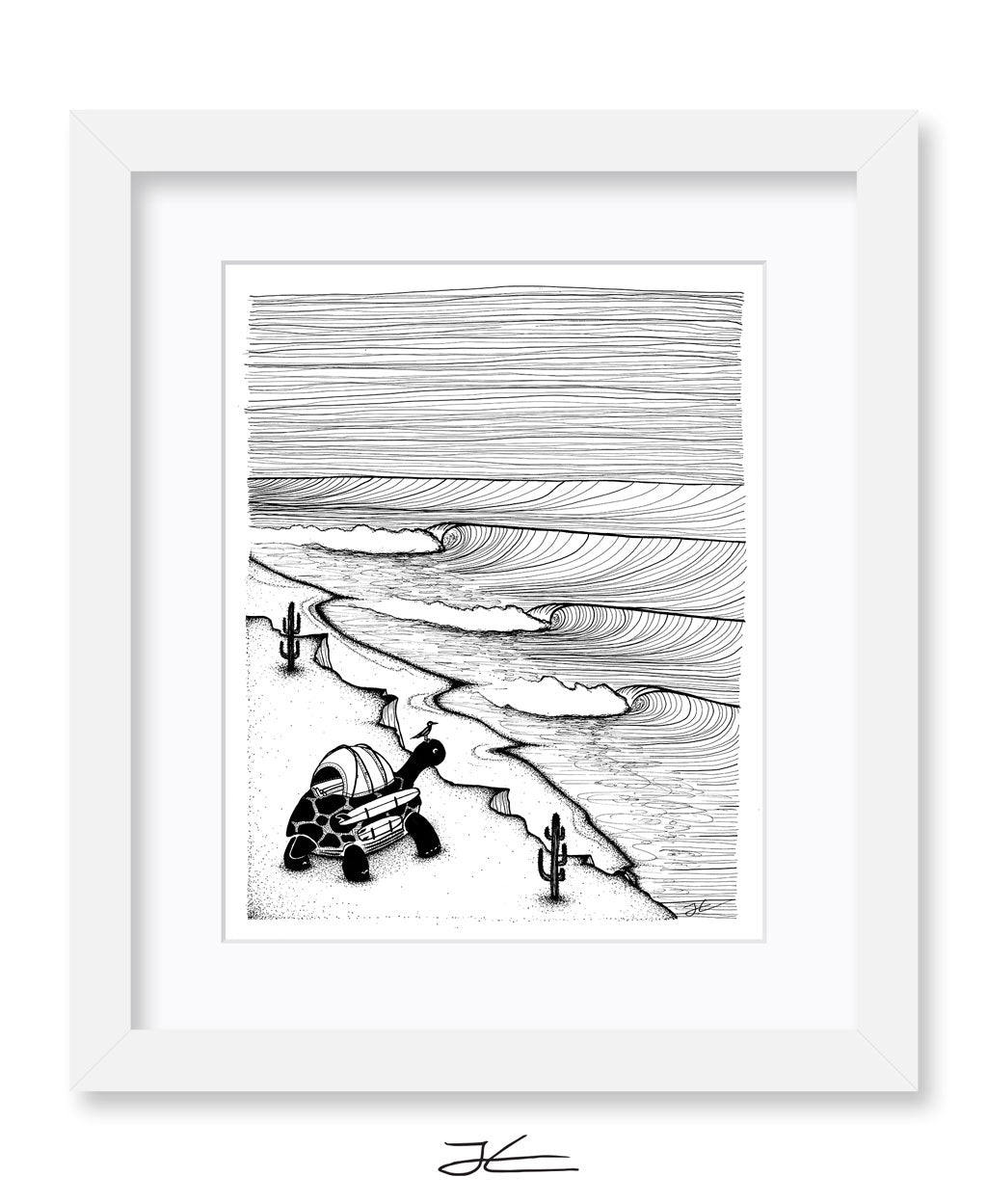 Turtle Tripping - Print/ Framed Print