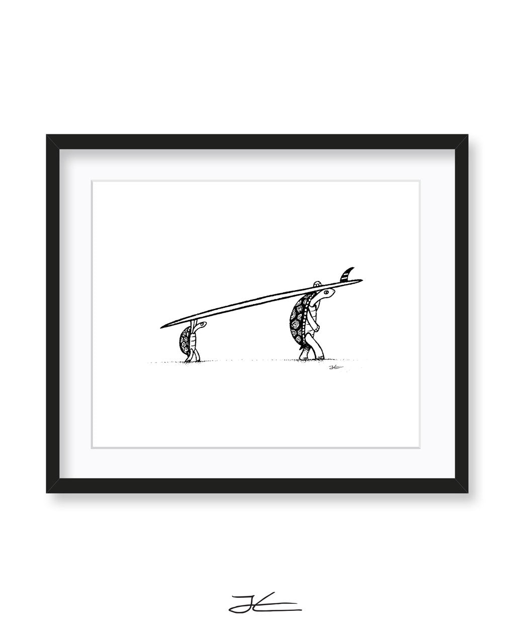 Inktober Turtles - Print/ Framed Print