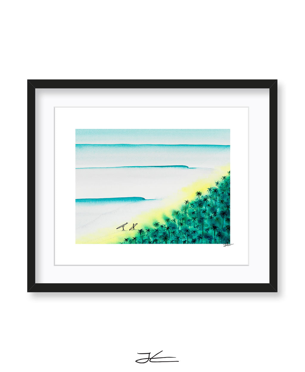 Two Surfers - Print/ Framed Print