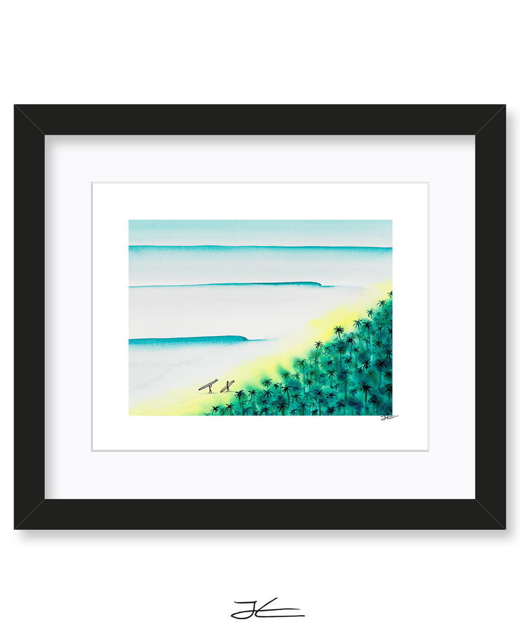 Two Surfers - Print/ Framed Print