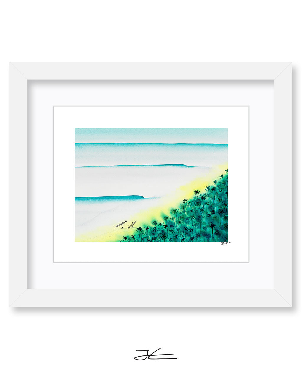 Two Surfers - Print/ Framed Print