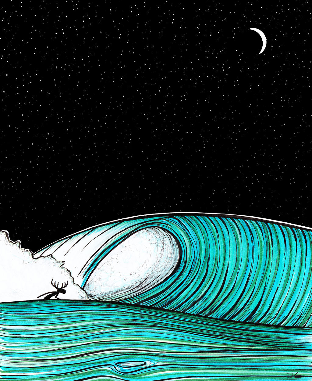 Under The Stars - Print/ Framed Print
