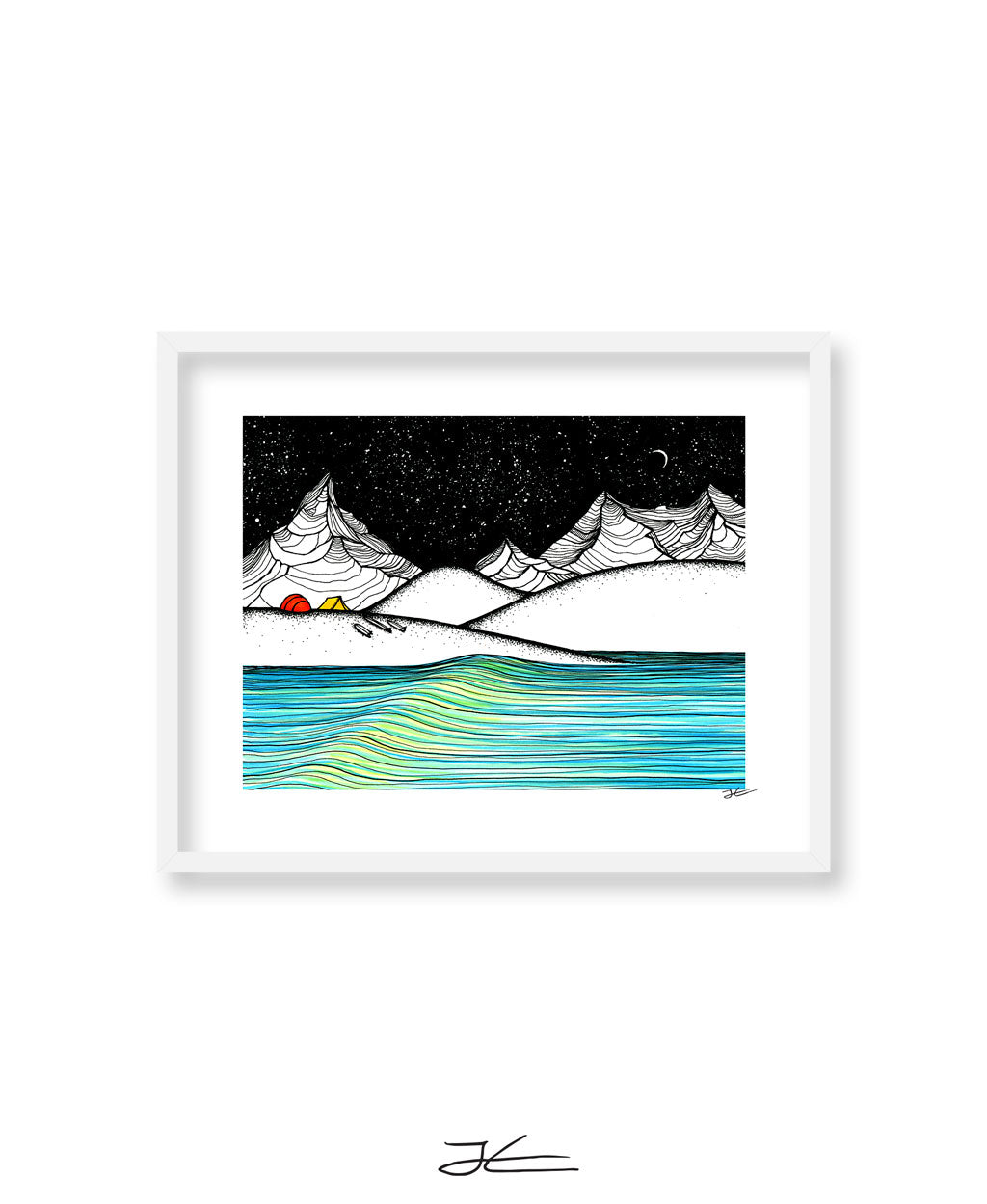 Waiting For Swell - Print/ Framed Print