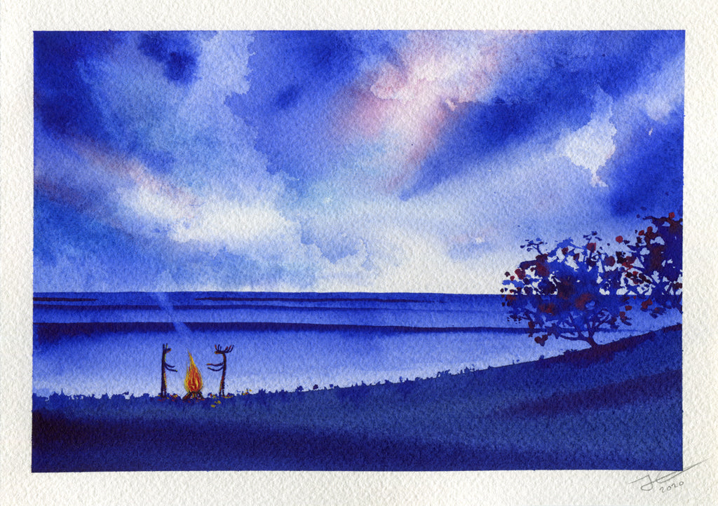 Warming Up. Original illustration - SOLD OUT