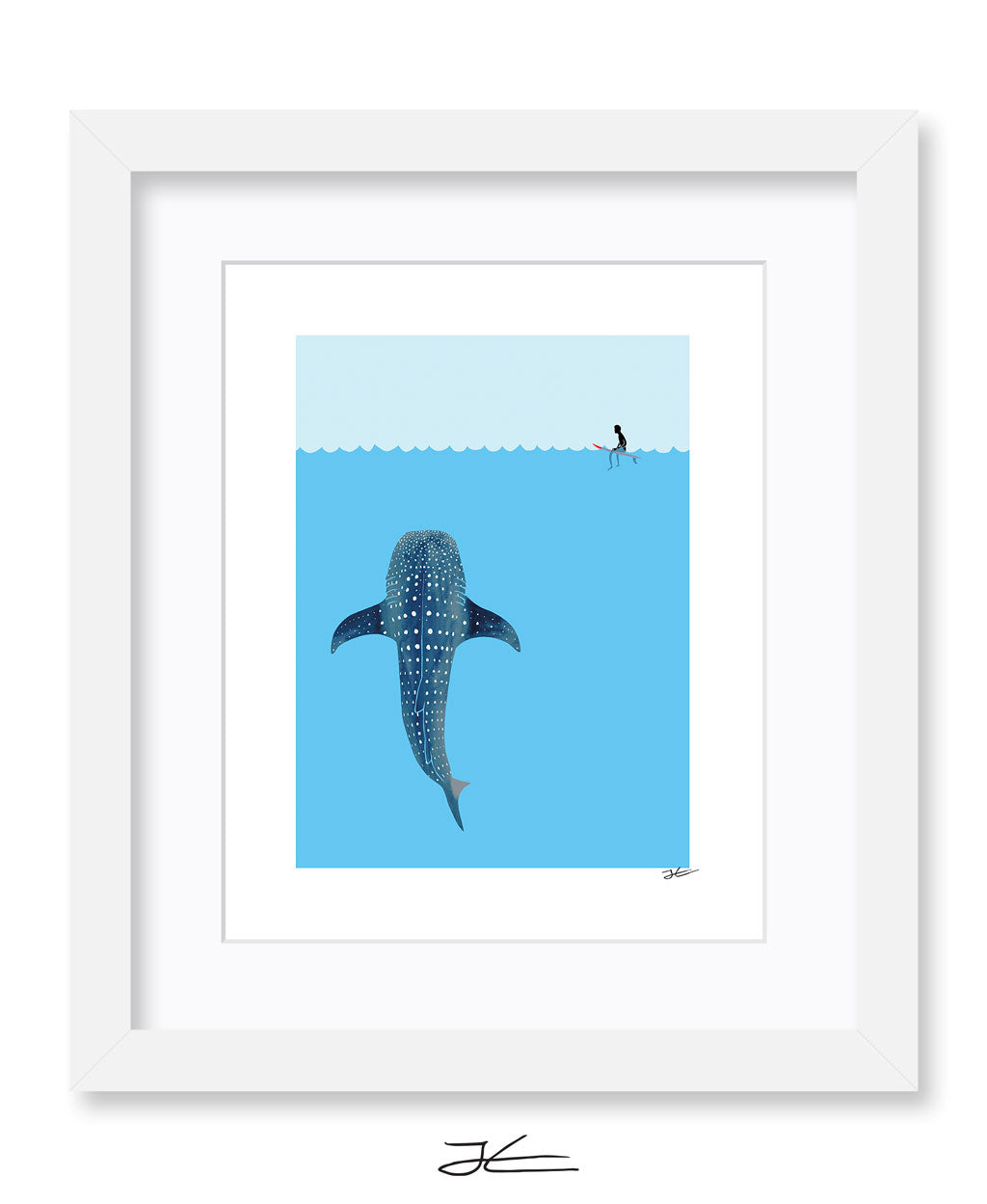 Whale Shark - Print/ Framed Print
